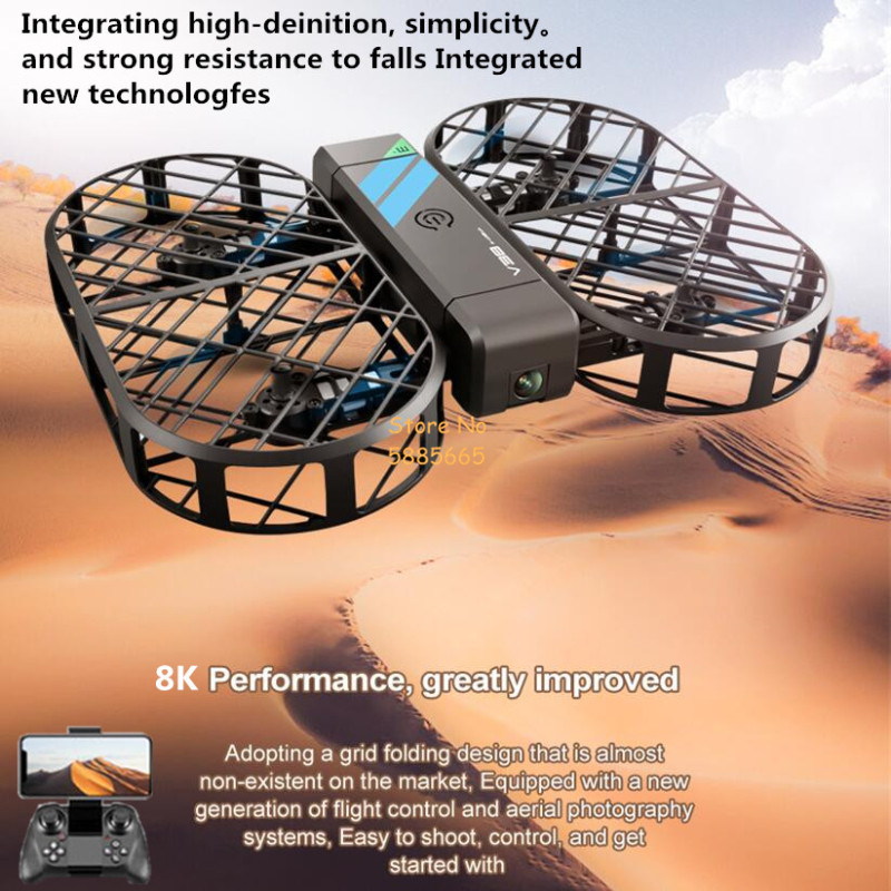 Drone Racing Camera - 8K HD Camera 360° Protection Optical